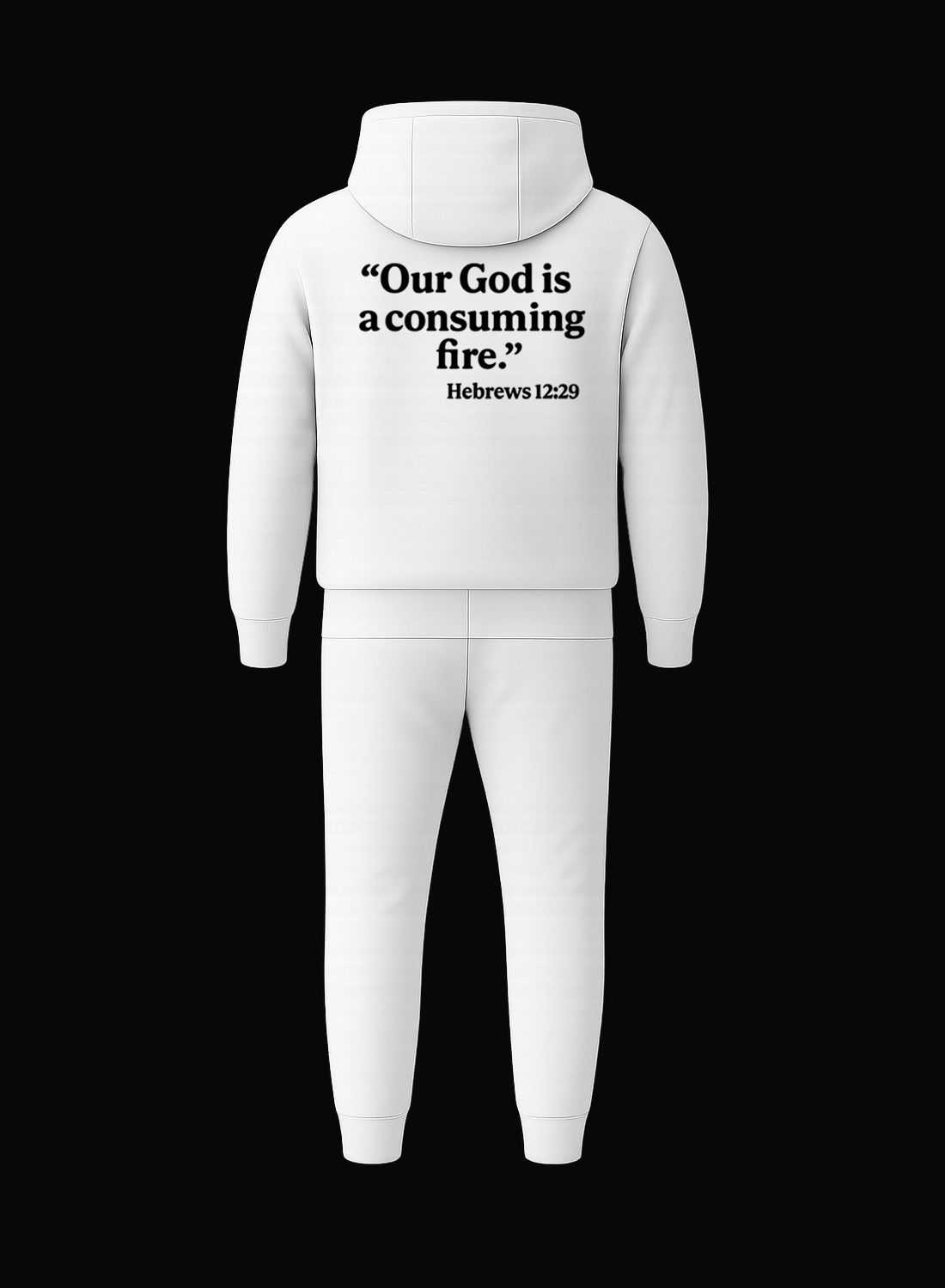 White Flame Cross Tracksuit